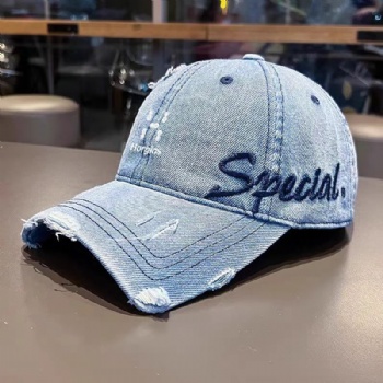 LADIES WASHED JEANS CAP