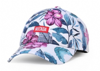 Ladies Printed Floral Cap