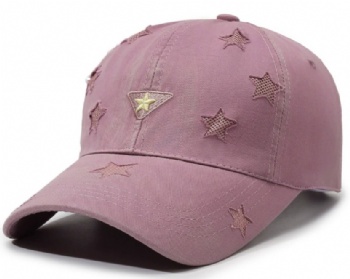 Ladies Star Embroidery Cap